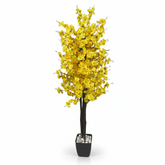 Artificial Yellow Cherry Blossom Tree 180cm (6ft)